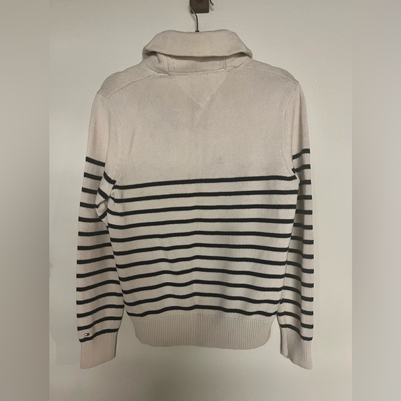 Mens TOMMY HILFIGER cowl neck sweater - Picture 2 of 3